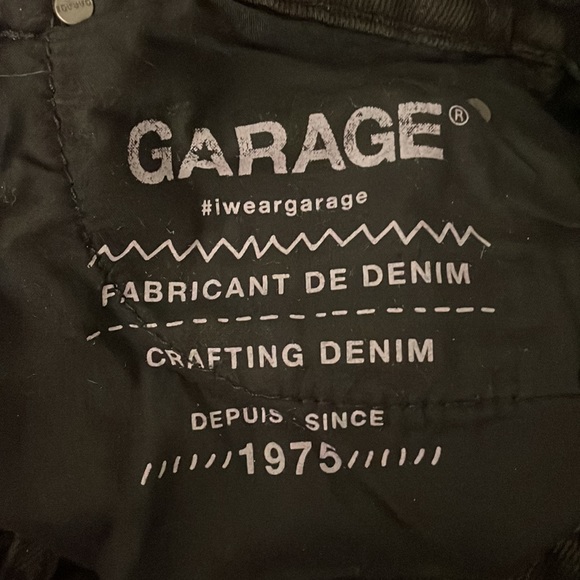 Garage black denim skirt - Picture 11 of 12